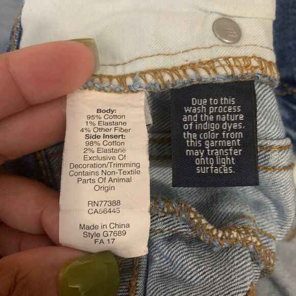 Madewell Jeans Cruiser Straight Women’s Size 24 Blue Denim G7689 Cowboy Carter - Picture 6 of 7